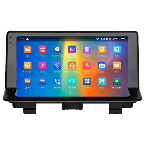 Штатна мультимедійна система Lesko для Audi Q3 I (8U) 2011-2014 екран 9" 4/64 Gb CarPlay 4G Wi-Fi GPS Prime 10005-58519 фото