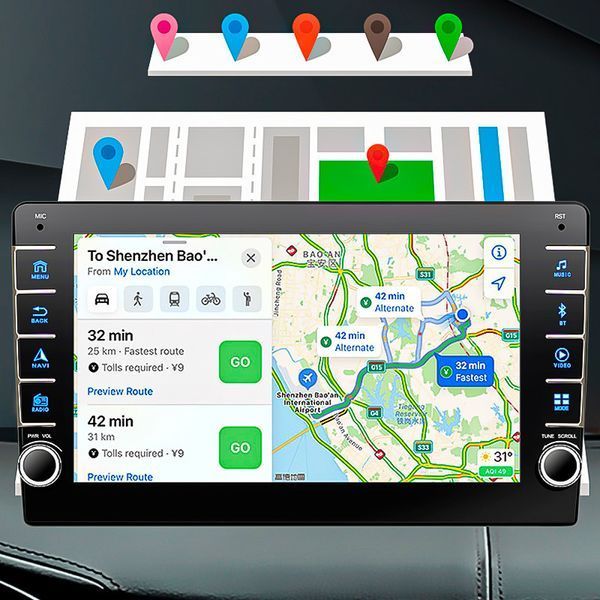 Автомобільна мультимедійна система 9" Android HEVXM 8809-1 Base 2/32 10794-57039 фото