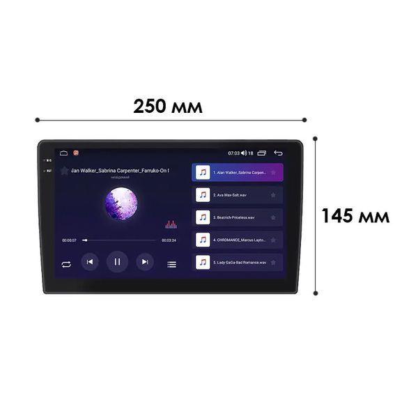 Автомобильная мультимедийная система 2 din W-10 4/64 QLED CarPlay 4G Wi-Fi GPS 360 Prime 8308-77227 фото